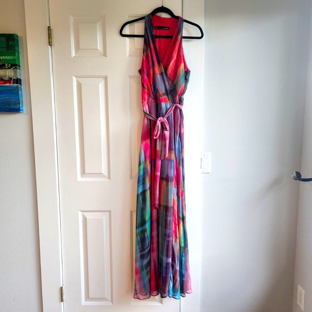 NWOT Chetta B sleeveless maxi dress. Size 10